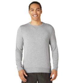 Beyond Yoga Always Beyond Pullover Crew -Pranty Yoga Shop 6852274683947 lightheathergray