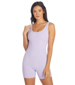 Year Of Ours The Johanna Rib Onesie 30 Year Of Ours The Johanna Rib Onesie -Pranty Yoga Shop 6855334789163 lavender 1a