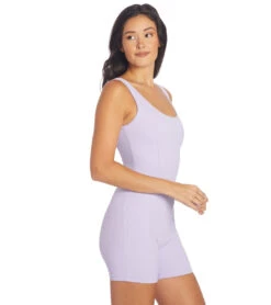 Year Of Ours The Johanna Rib Onesie 31 Year Of Ours The Johanna Rib Onesie -Pranty Yoga Shop 6855334789163 lavender 2a