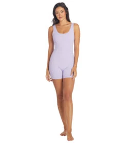 Year Of Ours The Johanna Rib Onesie 33 Year Of Ours The Johanna Rib Onesie -Pranty Yoga Shop 6855334789163 lavender 4a