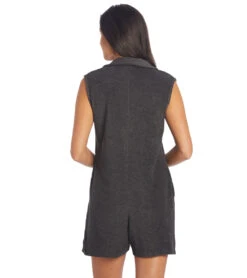 Year Of Ours Weekend Terry Romper 10 Year Of Ours Weekend Terry Romper -Pranty Yoga Shop 6855336263723 black 3a