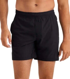 Rhone 7" Mako Tech Short Unlined Black -Pranty Yoga Shop 6868620738603 black
