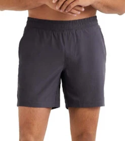 Rhone 7" Mako Short Lined 14 Rhone 7" Mako Short Lined -Pranty Yoga Shop 6868621000747 asphalt 1a