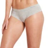 Boody Brazilian Bikini Underwear Light Grey Marl 1 Boody Brazilian Bikini Underwear Light Grey Marl -Pranty Yoga Shop 6906601209899 lightgreymarl 2a 1