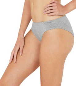 Boody Classic Bikini Underwear 35 Boody Classic Bikini Underwear -Pranty Yoga Shop 6906602029099 lightgreymarl 2a
