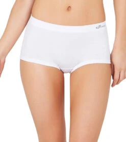 Boody Boyleg Brief Underwear White -Pranty Yoga Shop 6906602881067 white 1