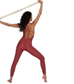 Onzie Warrior Leotard Warm Pinecone Core Rib 8 Onzie Warrior Leotard Warm Pinecone Core Rib -Pranty Yoga Shop 6908216573995 warmpineconecorerib 4a