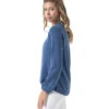 NUX Sleek Sweat Pullover Lazuli 2 NUX Sleek Sweat Pullover Lazuli -Pranty Yoga Shop 6920905031723 lazuli 2a