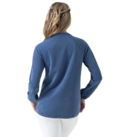 NUX Sleek Sweat Pullover Lazuli 6 NUX Sleek Sweat Pullover Lazuli -Pranty Yoga Shop 6920905031723 lazuli 3a
