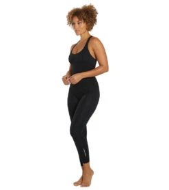 Spiritual Gangster Flaunt Eco Jersey 7/8 Bodysuit -Pranty Yoga Shop 6928718626859 black 4a