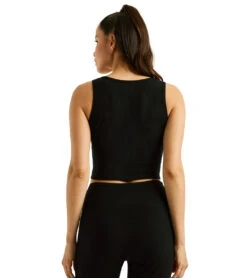 Year Of Ours Notch Tank 10 Year Of Ours Notch Tank -Pranty Yoga Shop 6932240007211 black 2a