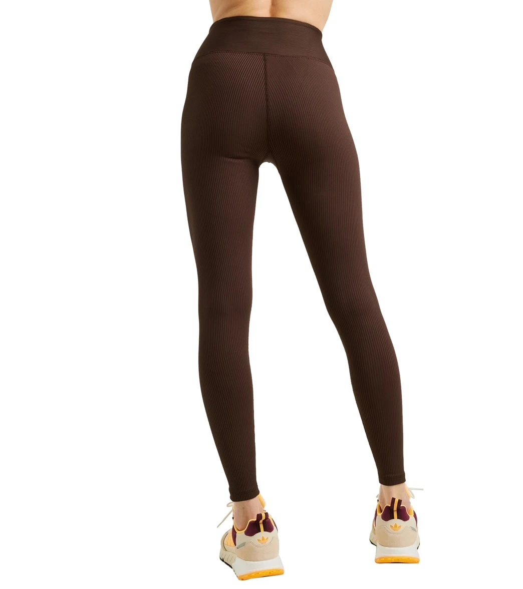 Year Of Ours Ribbed Football Leggings Dark Oak 4 Year Of Ours Ribbed Football Leggings Dark Oak - Image 2