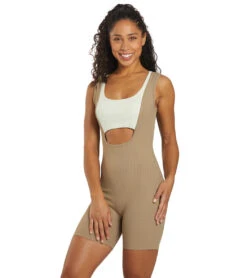 Year Of Ours Ribbed Biker Onesie 15 Year Of Ours Ribbed Biker Onesie -Pranty Yoga Shop 6932381335595 cariboubone 4a