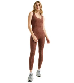 Year Of Ours Stretch Onesie Red Rock -Pranty Yoga Shop 6932381892651 redrock 1