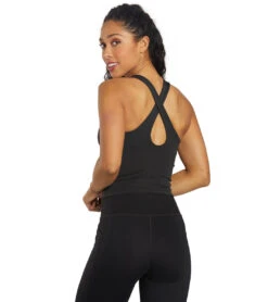 Girlfriend Collective FLOAT Zoe Superstrech Tank 24 Girlfriend Collective FLOAT Zoe Superstrech Tank -Pranty Yoga Shop 6939608580139 black 3a