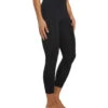 Girlfriend Collective 7/8 Length High Rise Pocket Leggings Black -Pranty Yoga Shop 6939612381227 black 2a