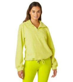 Beyond Yoga New Terrain Pullover True Chartreuse -Pranty Yoga Shop 6958937014315 truechartreuse