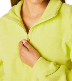 Beyond Yoga New Terrain Pullover True Chartreuse -Pranty Yoga Shop 6958937014315 truechartreuse 5a