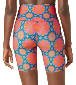 Beyond Yoga High Waisted Biker Short -Pranty Yoga Shop 6958964965419 flowertile 3a