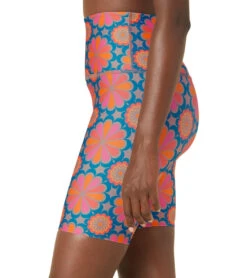 Beyond Yoga High Waisted Biker Short -Pranty Yoga Shop 6958964965419 flowertile 4a