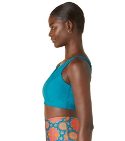 Beyond Yoga Spacedye Cut To Bra -Pranty Yoga Shop 6958965719083 blueglowheather 4a