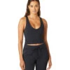 Beyond Yoga Heather Rib Fresh Cut Cropped Tank
