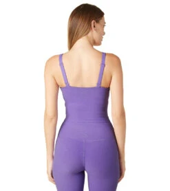 Beyond Yoga Spacedye Always On Cropped Tank Bright Amethyst Heather -Pranty Yoga Shop 6959161606187 brightamethystheather 3a