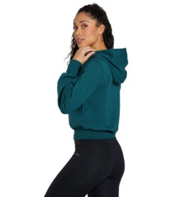 Spiritual Gangster Blouson Sleeve Fleece Hoodie 9 Spiritual Gangster Blouson Sleeve Fleece Hoodie -Pranty Yoga Shop 6973594239019 foliage 3a