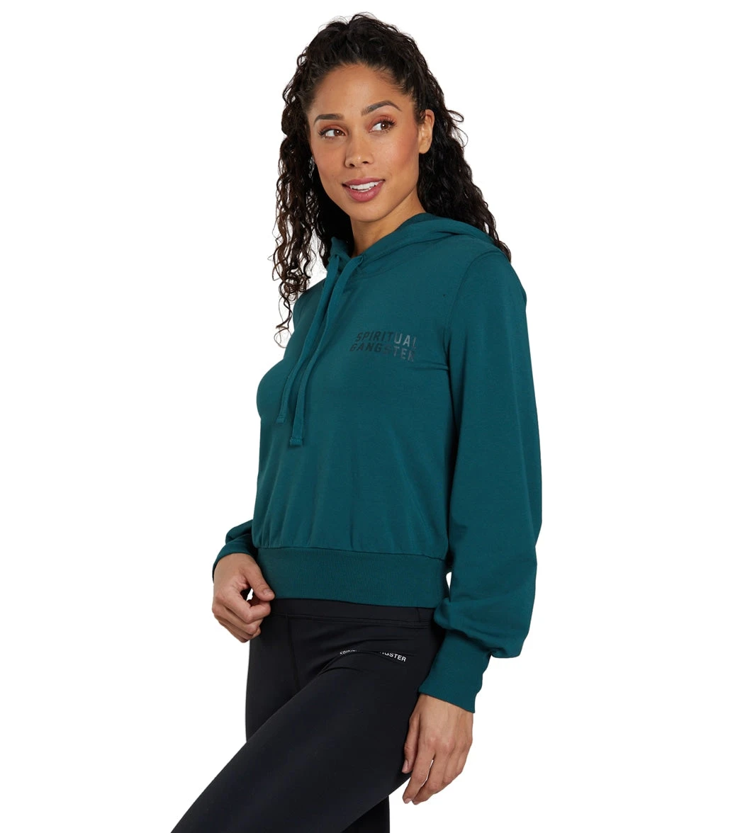 Spiritual Gangster Blouson Sleeve Fleece Hoodie 6 Spiritual Gangster Blouson Sleeve Fleece Hoodie - Image 4