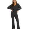 Spiritual Gangster V Neck Jumpsuit -Pranty Yoga Shop 6989237354539 vintageblack 1a