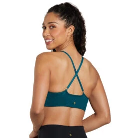 Spiritual Gangster Selene Seamless Triangle Rib Bra -Pranty Yoga Shop 6989243711531 pine 3a