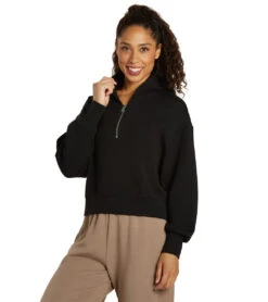 Varley Davidson Sweat -Pranty Yoga Shop 6991029796907 black 3a