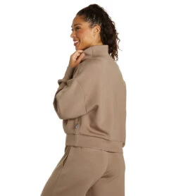 Varley Davidson Sweat -Pranty Yoga Shop 6991029895211 pinebark 3a