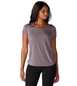 Tavi Cap Sleeve Tee Dusk -Pranty Yoga Shop 7004164358187 dusk