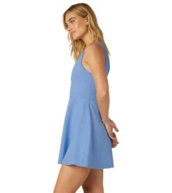 Beyond Yoga Spacedye Movement Dress -Pranty Yoga Shop 7027843727403 flowerblueheather 2a