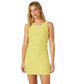 Beyond Yoga Featherweight Summer Gather Mini Dress Powder Lemon Heather 11 Beyond Yoga Featherweight Summer Gather Mini Dress Powder Lemon Heather -Pranty Yoga Shop 7027845136427 powderlemonheather 1