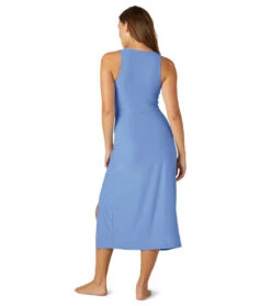 Beyond Yoga Featherweight Getaway Dress -Pranty Yoga Shop 7027845464107 flowerblueheather 3a