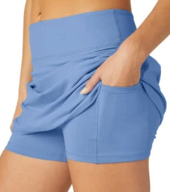 Beyond Yoga Spacedye Movement Skirt -Pranty Yoga Shop 7027848871979 flowerblueheather 4a 1