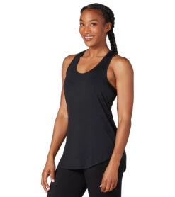Tavi Twisted Racerback Tank Ebony -Pranty Yoga Shop 7029824847915 ebony
