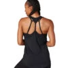 Tavi Twisted Racerback Tank Ebony 2 Tavi Twisted Racerback Tank Ebony -Pranty Yoga Shop 7029824847915 ebony 2a
