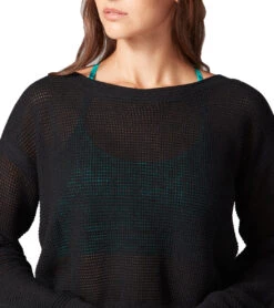 Tavi Coast Sweater -Pranty Yoga Shop 7029828616235 ebony 3a