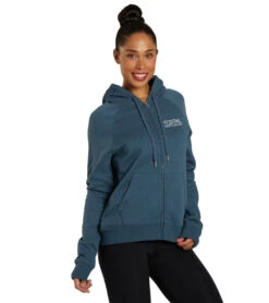 Spiritual Gangster Sun Shine Raglan Zip Hoodie -Pranty Yoga Shop 7032678219819 deepseablue 2a