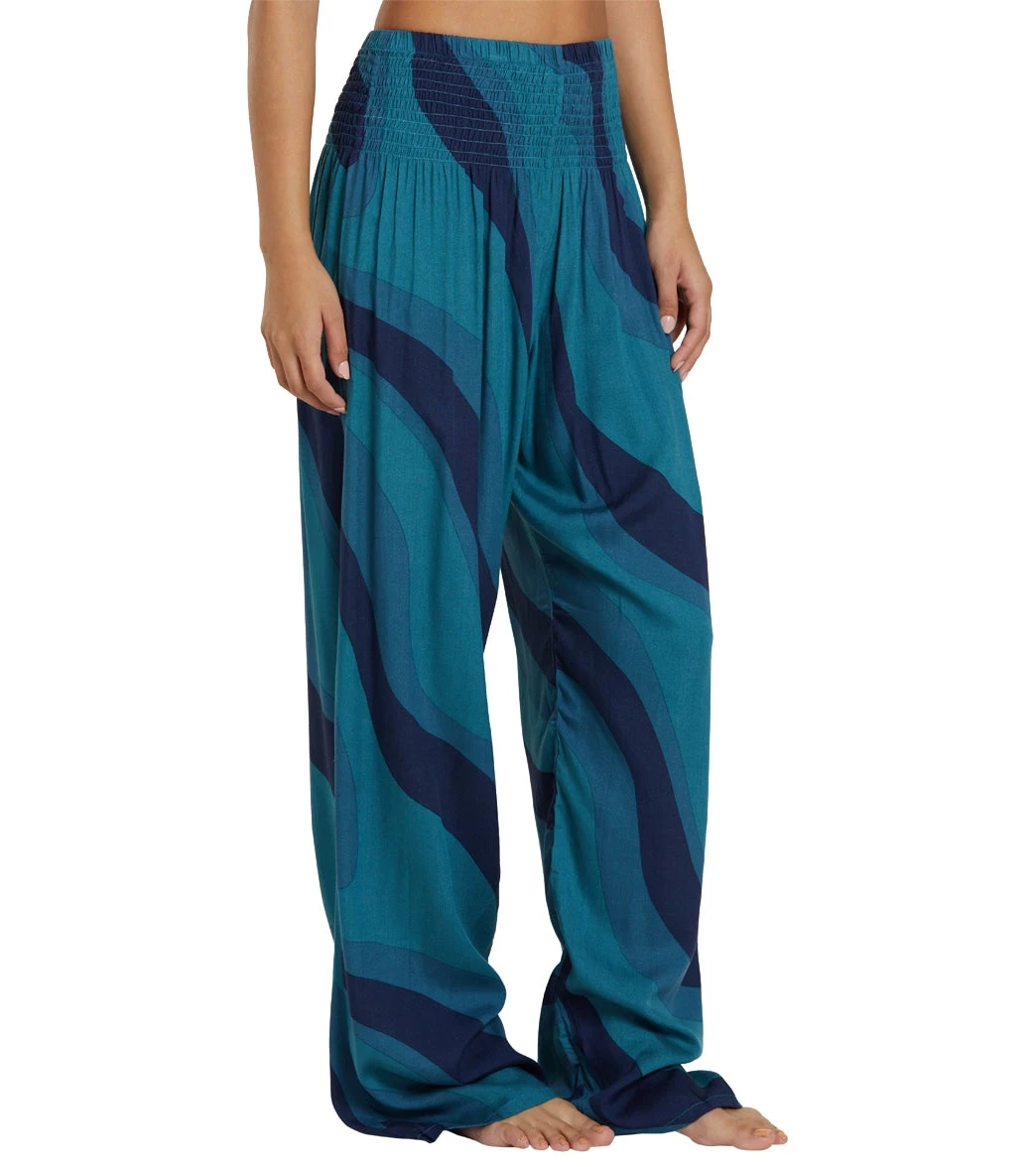 Lotus And Luna Bahama Swirl Wide Leg Pant Blue 3 Lotus And Luna Bahama Swirl Wide Leg Pant Blue
