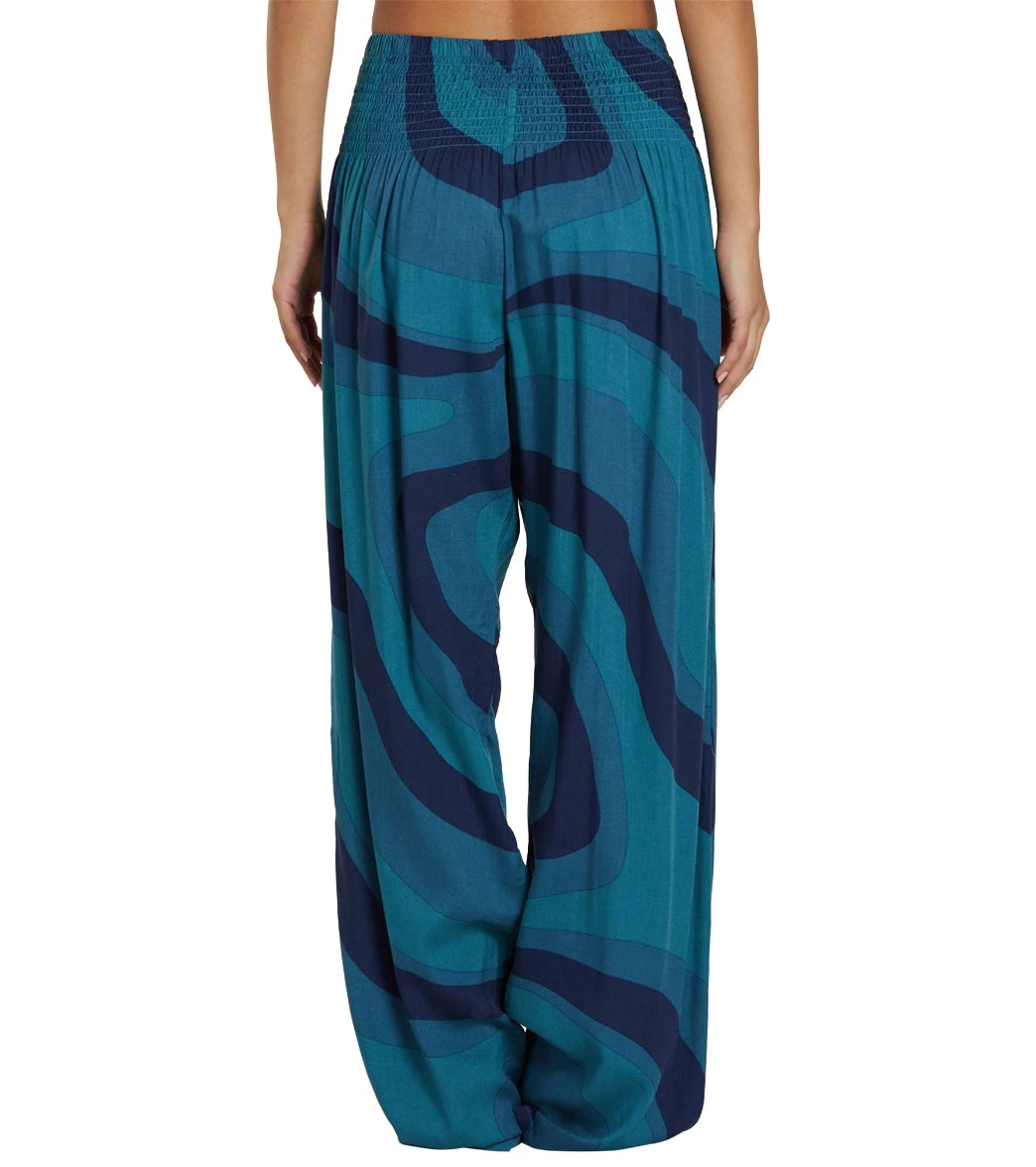 Lotus And Luna Bahama Swirl Wide Leg Pant Blue 4 Lotus And Luna Bahama Swirl Wide Leg Pant Blue - Image 2