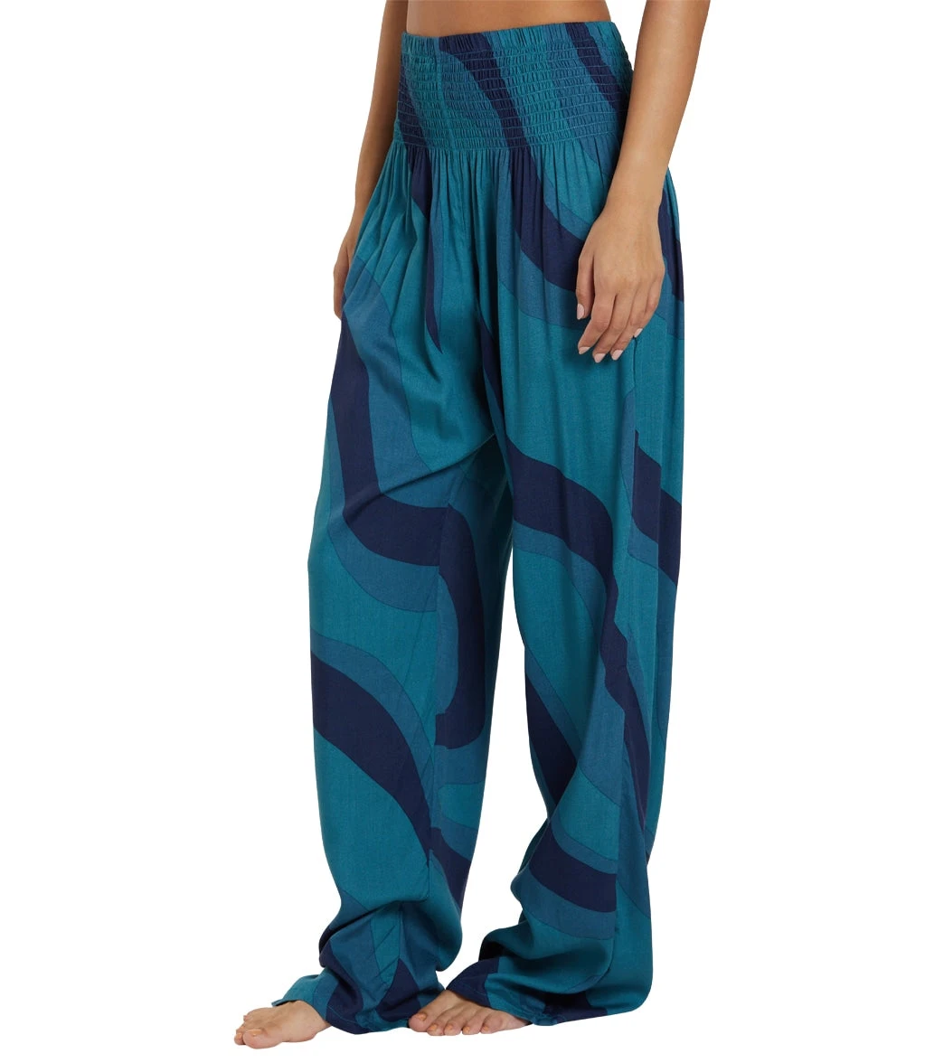 Lotus And Luna Bahama Swirl Wide Leg Pant Blue 6 Lotus And Luna Bahama Swirl Wide Leg Pant Blue - Image 4