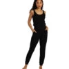 Spiritual Gangster Ballet Rib Jumpsuit -Pranty Yoga Shop 7032681037867 black 1a