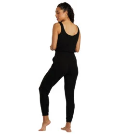 Spiritual Gangster Ballet Rib Jumpsuit -Pranty Yoga Shop 7032681037867 black 3a