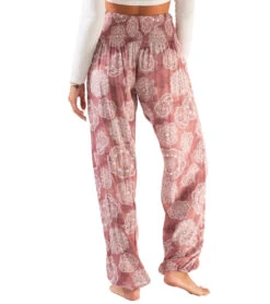 Lotus And Luna Sedona Harem Pant Brick Red