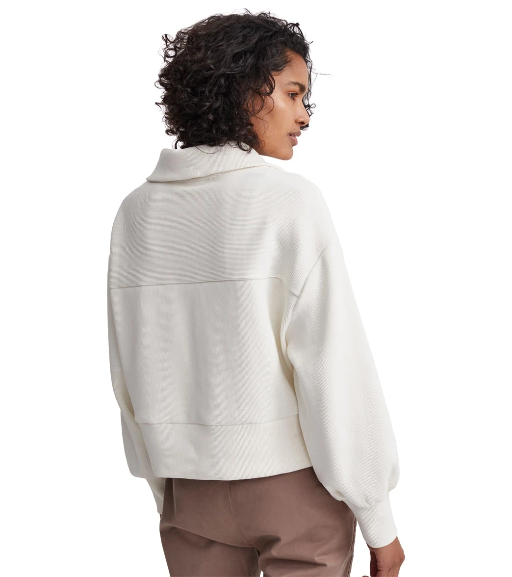 Varley Ramona Half Zip Whisper White 4 Varley Ramona Half Zip Whisper White - Image 2