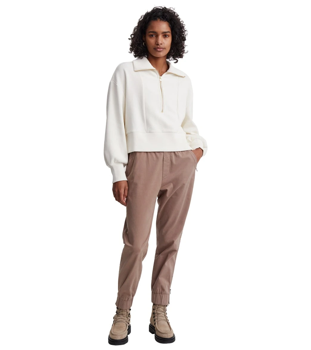 Varley Ramona Half Zip Whisper White 5 Varley Ramona Half Zip Whisper White - Image 3